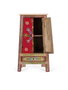 GINER Y COLOMER Mueble auxiliar de madera de mango y MDF Multicolor
